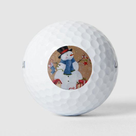 Snowman Golfballen (Voorkant)