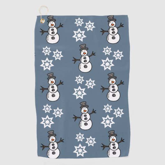 Snowman Golfhanddoek (Voorkant)