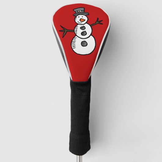 Snowman Golfheadcover (Voorkant)