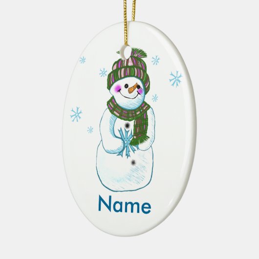 Snowman Granny custom ornament (Links)