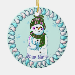 Snowman Granny ornamenten