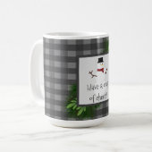 Snowman Gray Buffalo Mok (Voorkant links)