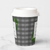 Snowman Gray Buffalo Papieren beker (Rechts)