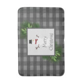 Snowman Gray Buffalo Pset Bath Mat (Voorkant Verticaal)