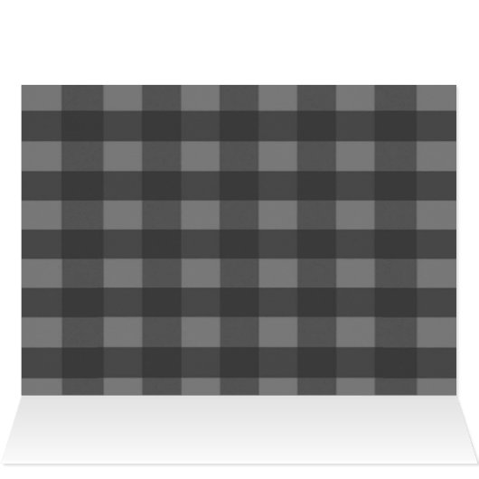 Snowman Gray Buffalo Wenskaart (Binnen Horizontaal (Boven))