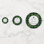 Snowman Green Buffalo Play Table Confetti (Voorkanten)