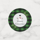Snowman Green Buffalo Play Table Confetti (Kleine voorkant)