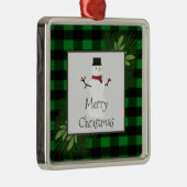 Snowman Green Buffalo Plays Ornament (Rechts)