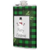 Snowman Green Buffalo Pset Flask Heupfles (Links)