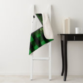 Snowman Green Buffalo Pset Sherpa Blanket Sherpa Deken (In situ)