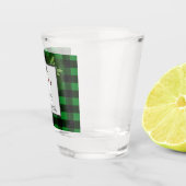Snowman Green Buffalo Spatglas Shot Glas (Rechts)