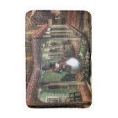 Snowman Greetings Badmat (Voorkant Verticaal)