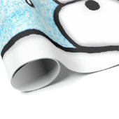 Snowman Greetings Cadeaupapier (Rol Hoek)