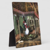 Snowman Greetings Fotoplaat (Zijkant)