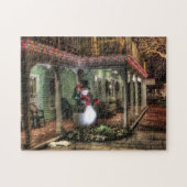 Snowman Greetings Legpuzzel (Horizontaal)
