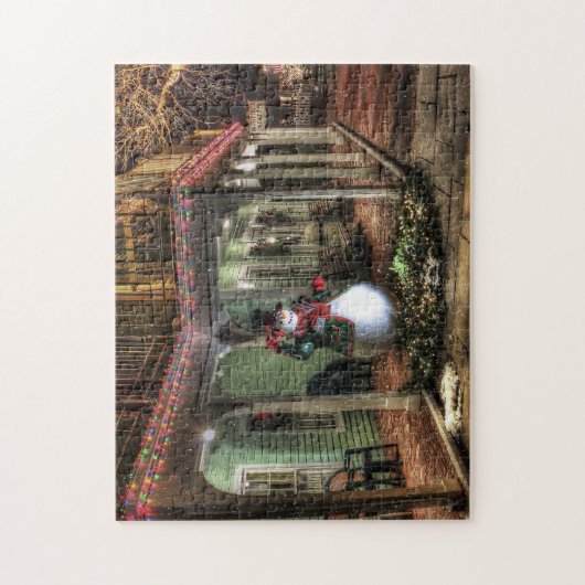 Snowman Greetings Legpuzzel (Verticaal)