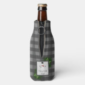 Snowman Grey Buffalo Pset Bottle Koelaar Flesjeskoeler (Fles Achterkant)