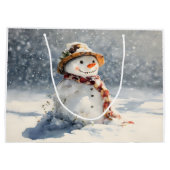 Snowman Groot Cadeauzakje (Achterkant)
