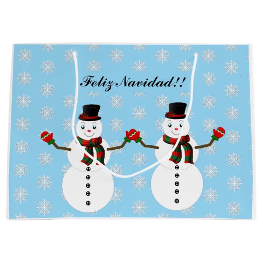 Snowman Groot Cadeauzakje (Voorkant)