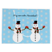 Snowman Groot Cadeauzakje (Achterkant)