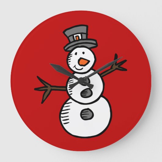 Snowman Grote Klok (Voorkant)
