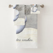 Snowman-handdoekset Bad Handdoek (Insitu)