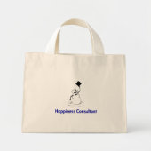 Snowman Happiness Consultant Mini Tote Bag (Voorkant)
