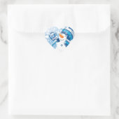 Snowman Hart Sticker (Tas)