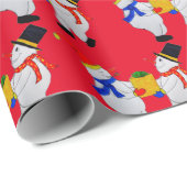 SNOWMAN HIER IS JE CHRISTMAS GIFT WRAPPING PAPIER (Rol Hoek)