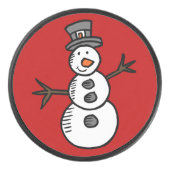 Snowman Hockey Puck (Voorkant)