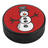 Snowman Hockey Puck (3/4)