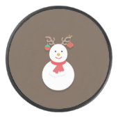 Snowman Hockey Puck (Voorkant)