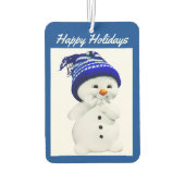 Snowman Holiday Air Freshener Luchtverfrisser (Achterkant)