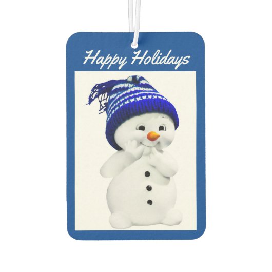 Snowman Holiday Air Freshener Luchtverfrisser (Achterkant)