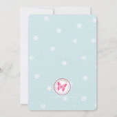 Snowman Holiday Cheer Kaart (Achterkant)