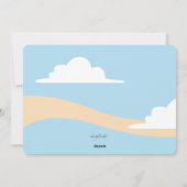 Snowman Holiday Greeting Card Feestdagenkaart (Achterkant)