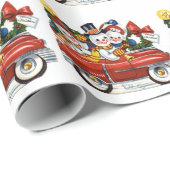  Snowman Holiday inpakpapier (Rol Hoek)