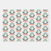 Snowman holiday inpakpapier vel (Voorkant)