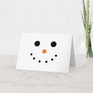 Snowman Holiday-kaart Feestdagen Kaart