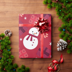 Snowman Holiday kerstcadeau Cadeaupapier