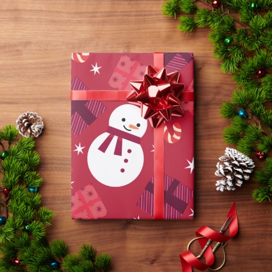 Snowman Holiday kerstcadeau Cadeaupapier (Feestdagen Geschenken)