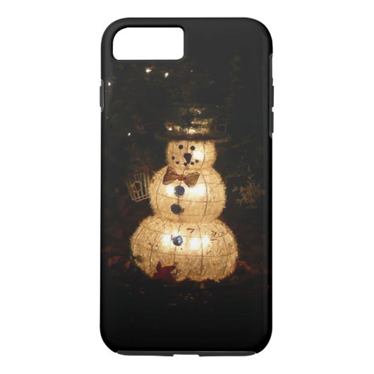 Snowman Holiday Light Display Case-Mate iPhone Case (Achterkant)