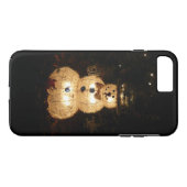 Snowman Holiday Light Display Case-Mate iPhone Case (Achterkant (Horizontaal))