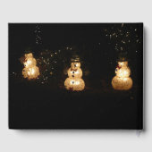 Snowman Holiday Light Display Gastenboek (Achterkant)