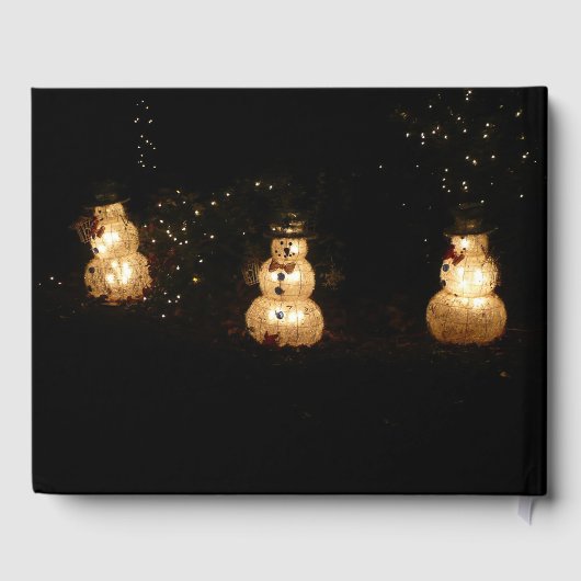 Snowman Holiday Light Display Gastenboek (Achterkant)