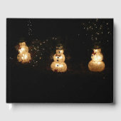 Snowman Holiday Light Display Gastenboek (Voorkant)