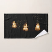 Snowman Holiday Light Display Handdoek (Handdoek)