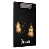 Snowman Holiday Light Display Klembord (Rechts)