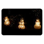 Snowman Holiday Light Display Magneet (Horizontaal)