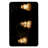 Snowman Holiday Light Display Magneet (Verticaal)